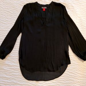 Vince Camuto 3/4 Sleeve Blouse Black Size XXS